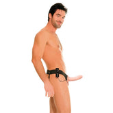 Arnes Unisex con Dildo Hueco y Vibracion Natural