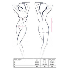 CYRA Body Negro Rojo