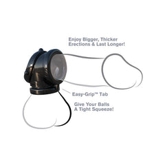 Fantasy C Ringz Anillo Pesado Cock Pipe Negro