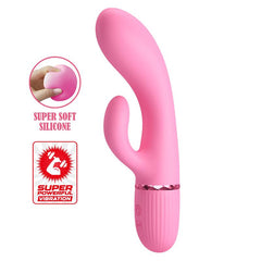 Marski Vibrador con Rabbit Punto G Rosa