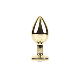 Plug Anal de Metal con Joya Talla M