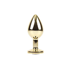 Plug Anal de Metal con Joya Talla M
