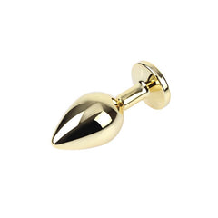 Plug Anal de Metal con Joya Talla M