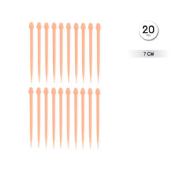 Pinchos Forma de Pene 20 unidades
