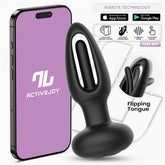 Zack Plug Anal con Flipping Tongue y Vibracion con App