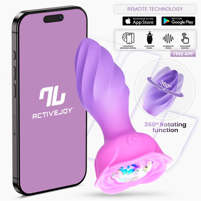 Moxy Plug Anal con Rotacion 360º con App
