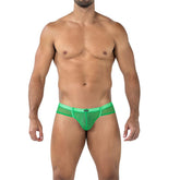 C4MSPX22 Calzoncillo Cheeky Brief Verde