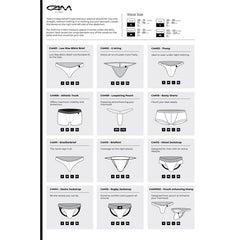 C4MSPX22 Calzoncillo Cheeky Brief Turquesa