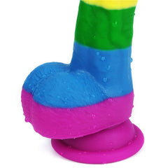 Dildo Prider 8 Silicona Liquida LGBT