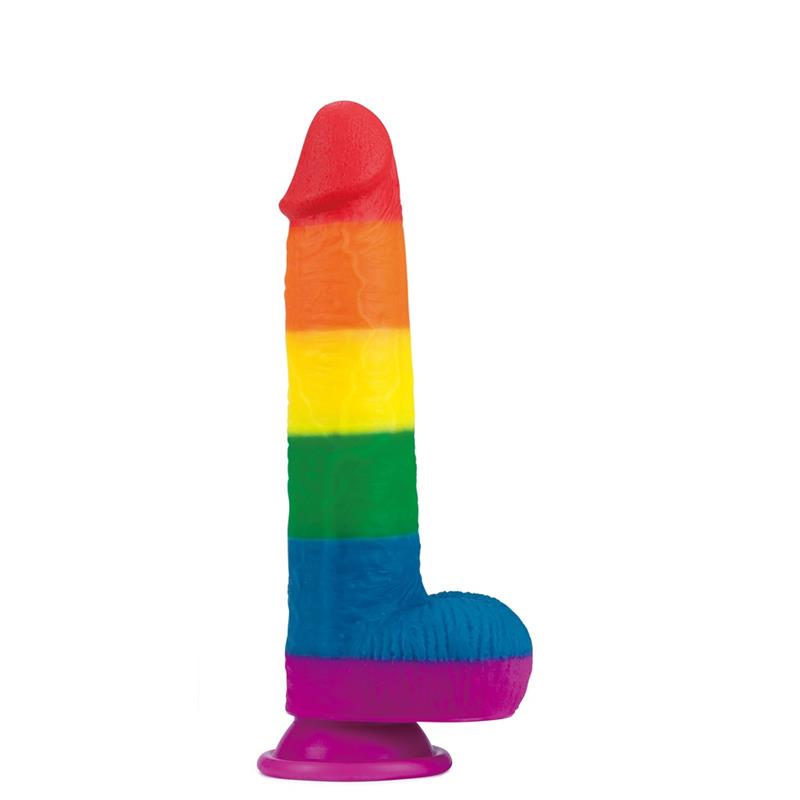 Dildo Prider 9 Silicona Liquida LGBT