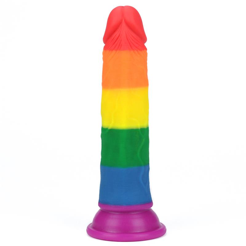 Dildo Prider 7 Silicona Liquida LGBT