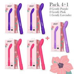 Pack 4 1 Gently Estimulador Punto G con APP