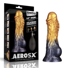 Dildo Inflable Silicona Dual Density 8