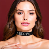 Collar Cuero Vegano Sexy Talla unica