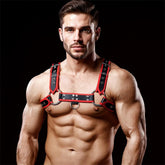 Odiseo Arnes Masculino para el Pecho Cuero Vegano