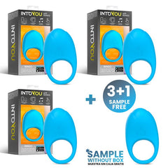 Pack 3 Muestra Ringo Anillo Vibrador con APP Azul
