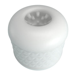 Crystle Masturbador Doble Entrada Blanco