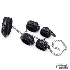 Set de Restricciones con Collar y Esposas