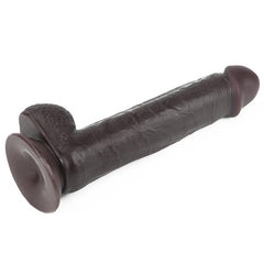 Dildo con Piel Retractil 9 Negro