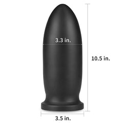 Dildo King Sized Anal Bomber 9 Negro