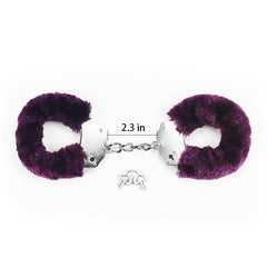 Esposas Metalicas con Pelo Purpura