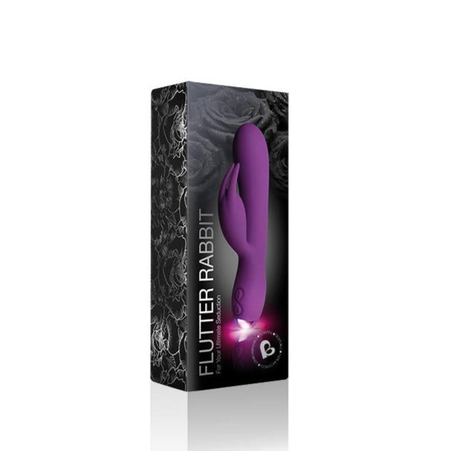 Flutter Rabbit Vibrador con Conejito 2 Motores Purpura