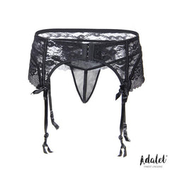 Sully Set Liguero de Encaje y Tanga