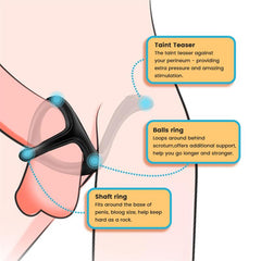 Anillo para el Pene con Estimulacion Perianal