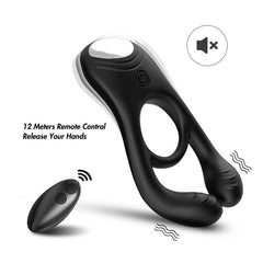 Anillo Vibrador para Pene y Testiculos