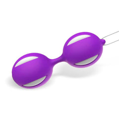 Misha Bola de Kegel Doble Silicona Purpura