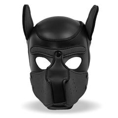 Hound Mascara de Perro Neopreno Hocico Extraible Negro Talla unica