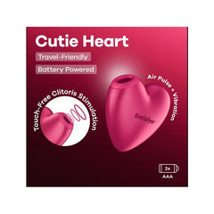 Cutie Heart Succionador de Clitoris Battery Series