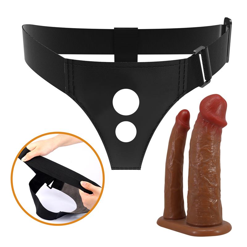 Keaven Arnes con Dildo Doble Hueco
