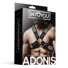 Adonis Arnes Masculino para el Pecho Cuero Vegano