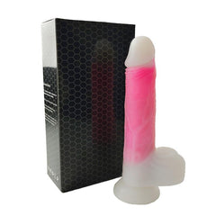Dildo Doble Capa con Vibracion Thrusting y Calor 215 cm