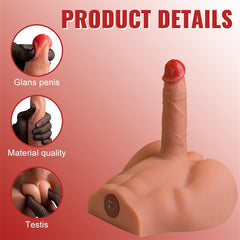 Peel Masturbador con Dildo y Ano Ass con Vibracion y Thrusting