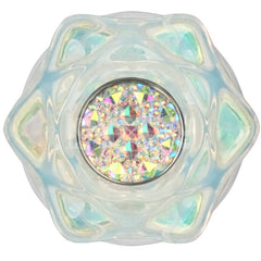 Gemoria Plug Anal de Silicona con Centro de Cristal Multicolor