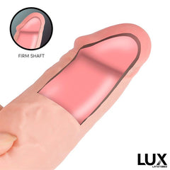 Lars Dildo Triple Densidad con Testiculos Oscilantes 76