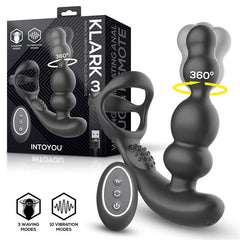 Klark Plug Anal Oscilante con Vibracion y Mando a Distancia