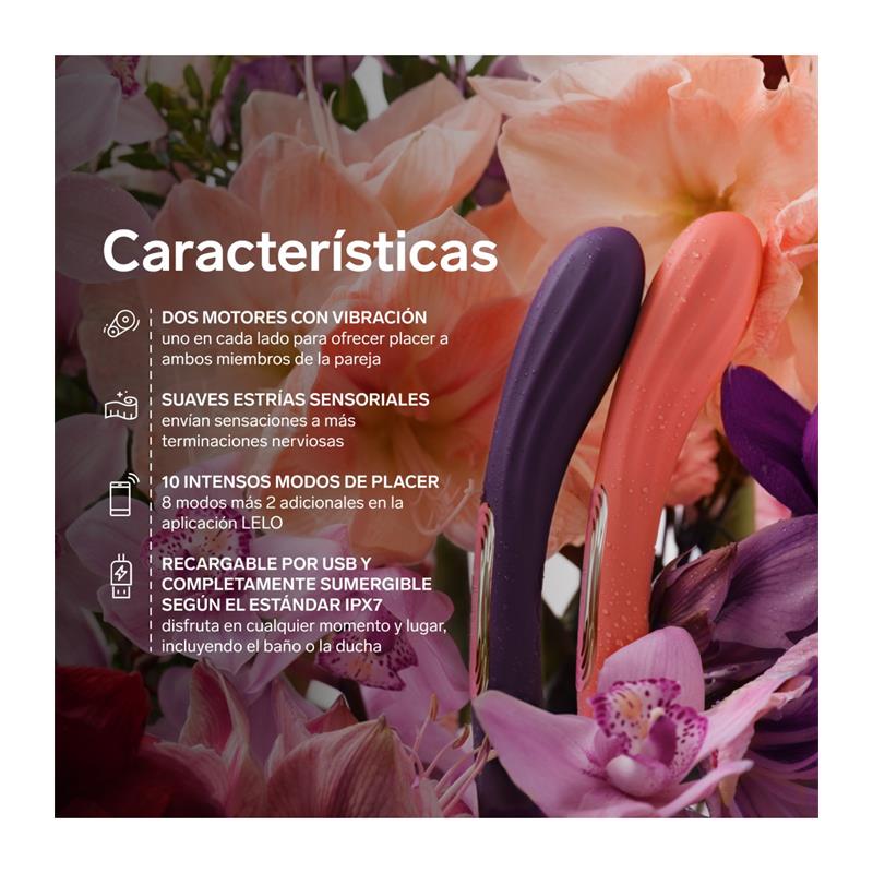 Juguete para Parejas Boomerang Purpura