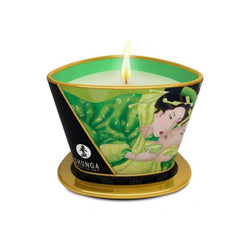 Shunga Vela de Masaje Verde Exotico