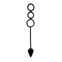 Plug con Anillos Pene Silicona