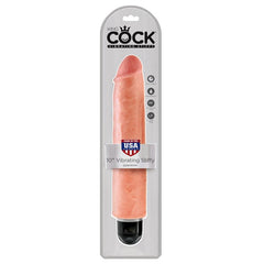 King Cock Vibrador Stiffy de 10 Color Natural