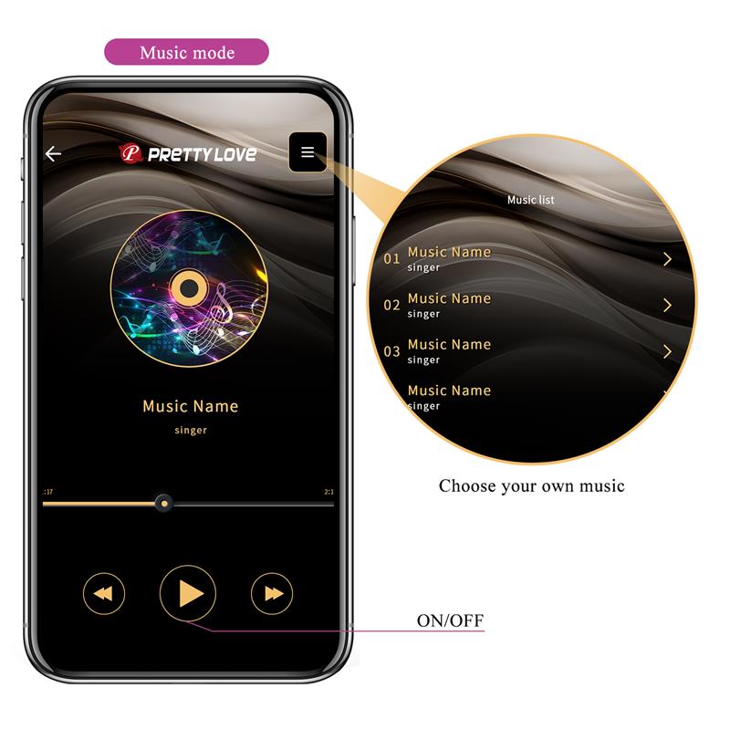 Leviathan Huevo Vibrador con APP