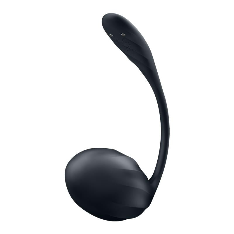 Ribbed Petal Vibrador de Braguita APP Negro