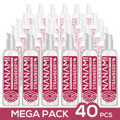 Pack de 40 Lubricante Base Agua Fresa 150 ml