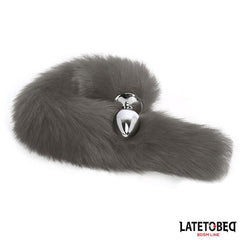 Plug Anal con Cola Gris 40 cm