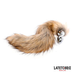 Plug Anal con Cola Marron 40 cm