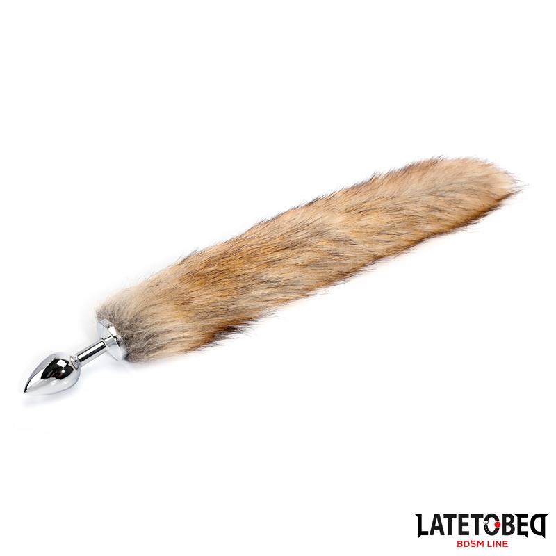 Plug Anal con Cola Marron 40 cm