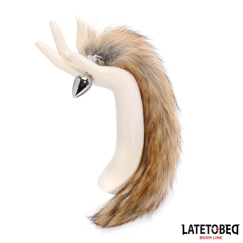 Plug Anal con Cola Marron 40 cm